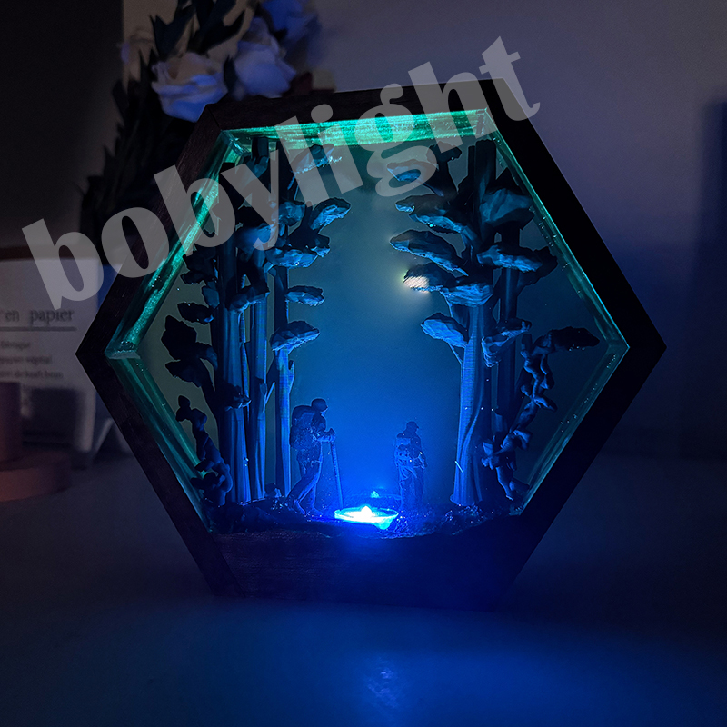 Luminária de Resina em Formato - Home Decor Resin avaliação e preço
