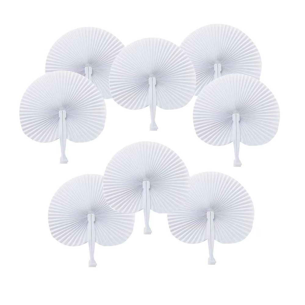 Leque de papel dobrável branco - Home Decor Scrap avaliação e preço