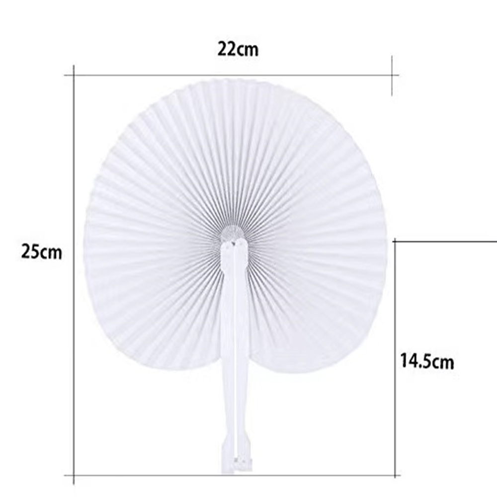 Leque de papel dobrável branco - Home Decor Scrap avaliação e preço
