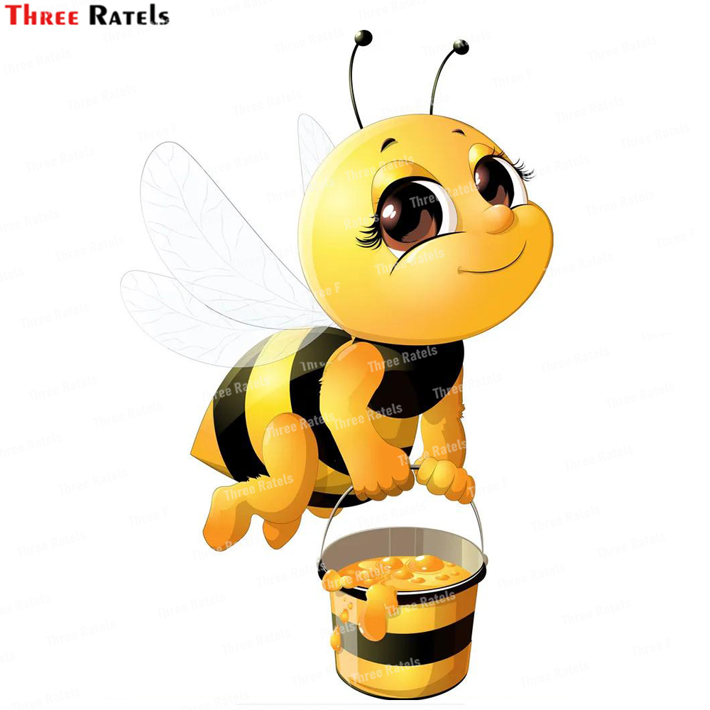 Três ratels l6 bela abelha com - Home Decor Vector avaliação e preço