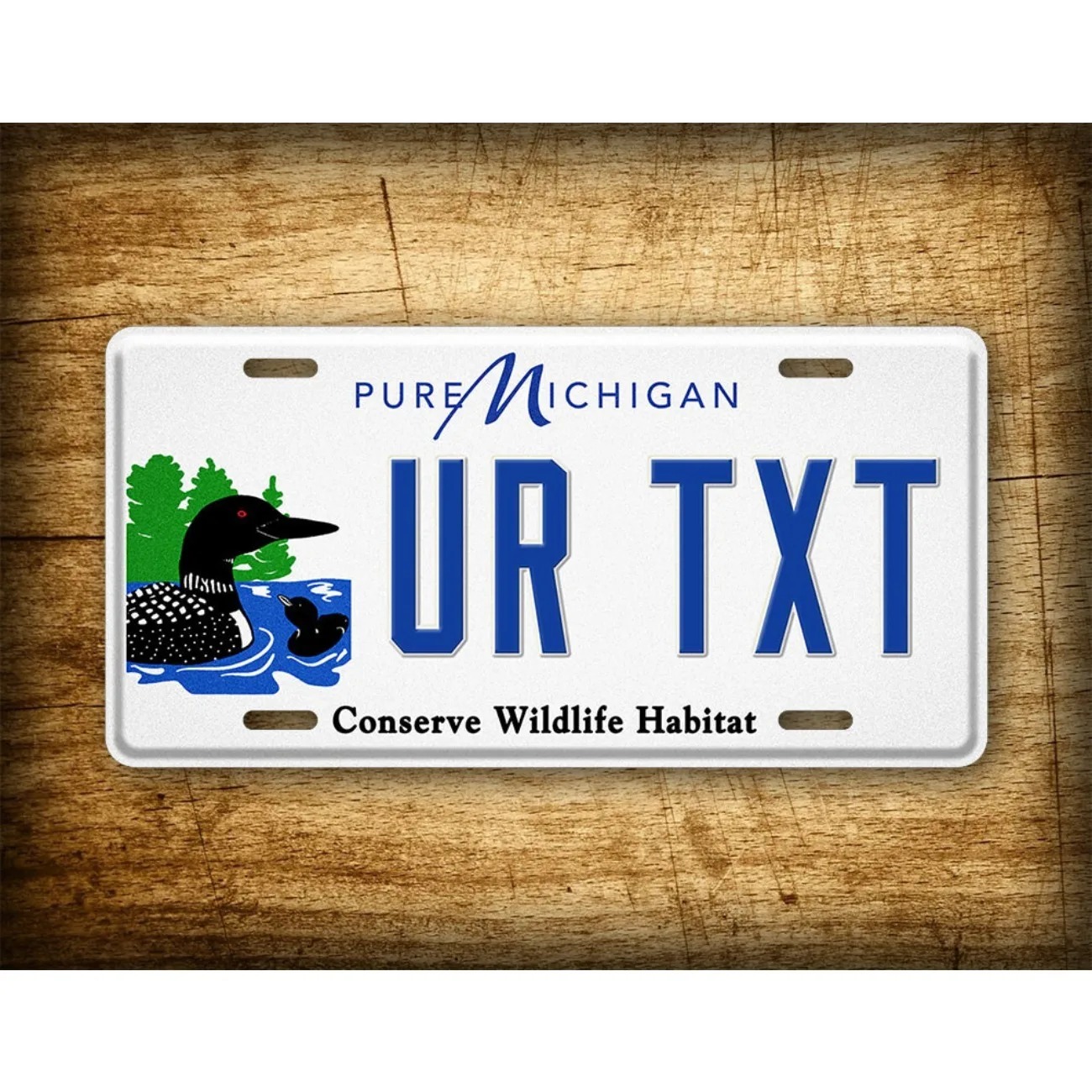 Placa de metal Michigan Conser - Home Decor Habitat avaliação e preço