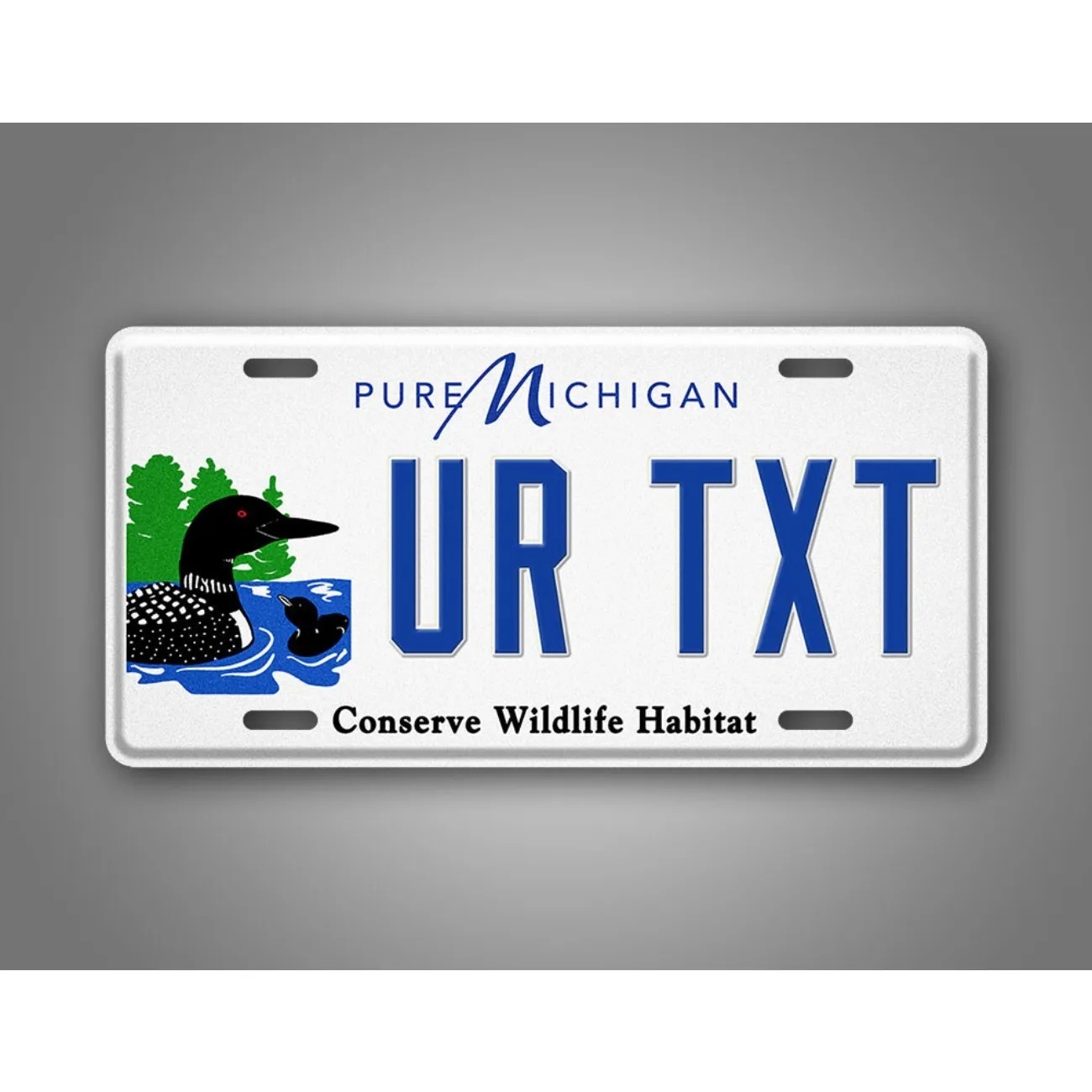 Placa de metal Michigan Conser - Home Decor Habitat avaliação e preço