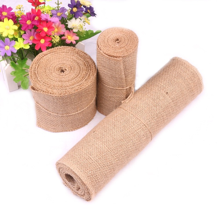 Fita de Juta Natural de 5-30CM - Linen Table Runner avaliação e preço