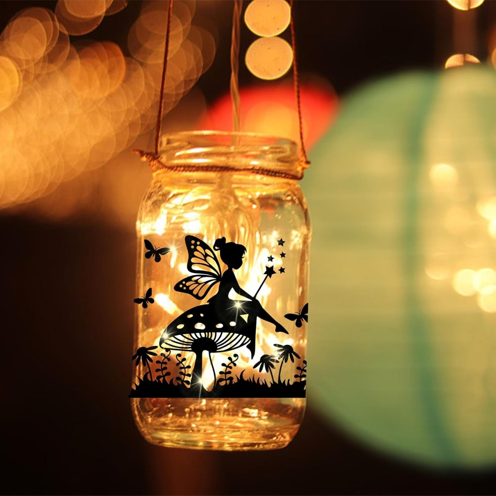 Elf silhueta jar recortes jane - Home Decor Wallpaper avaliação e preço