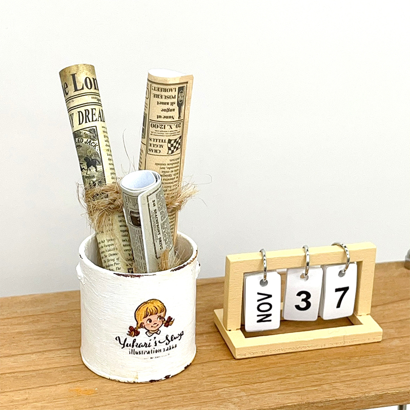 Dollhouse Miniature Kraft Pape - Home Decor Magazine avaliação e preço