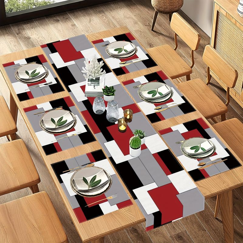 Conjunto de Toalhas de Mesa Ge - Linen Table Runner avaliação e preço