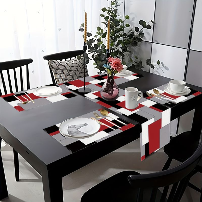 Conjunto de Toalhas de Mesa Ge - Linen Table Runner avaliação e preço
