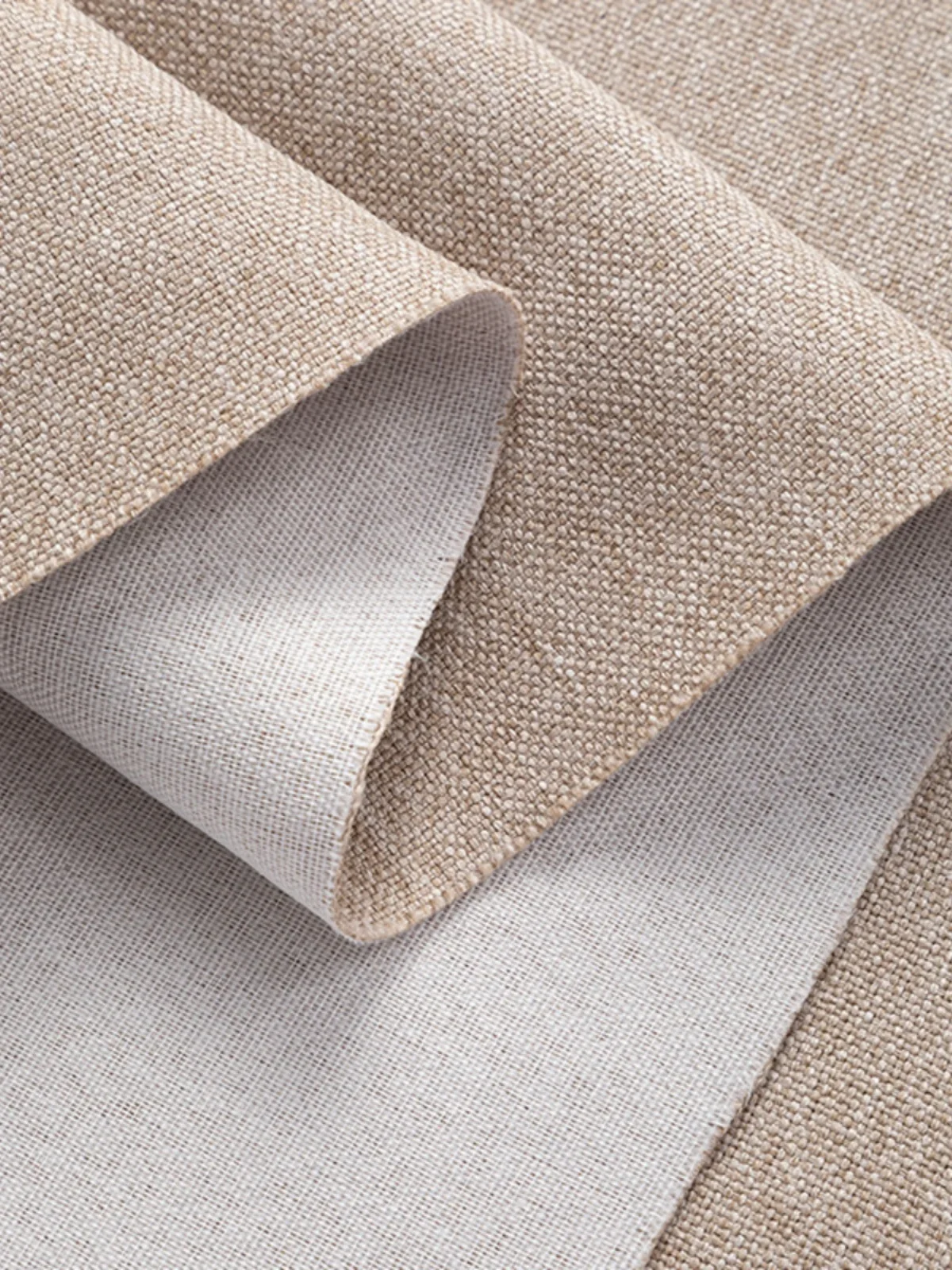 Tecido de linho liso engrossad - Linen Table Runner avaliação e preço