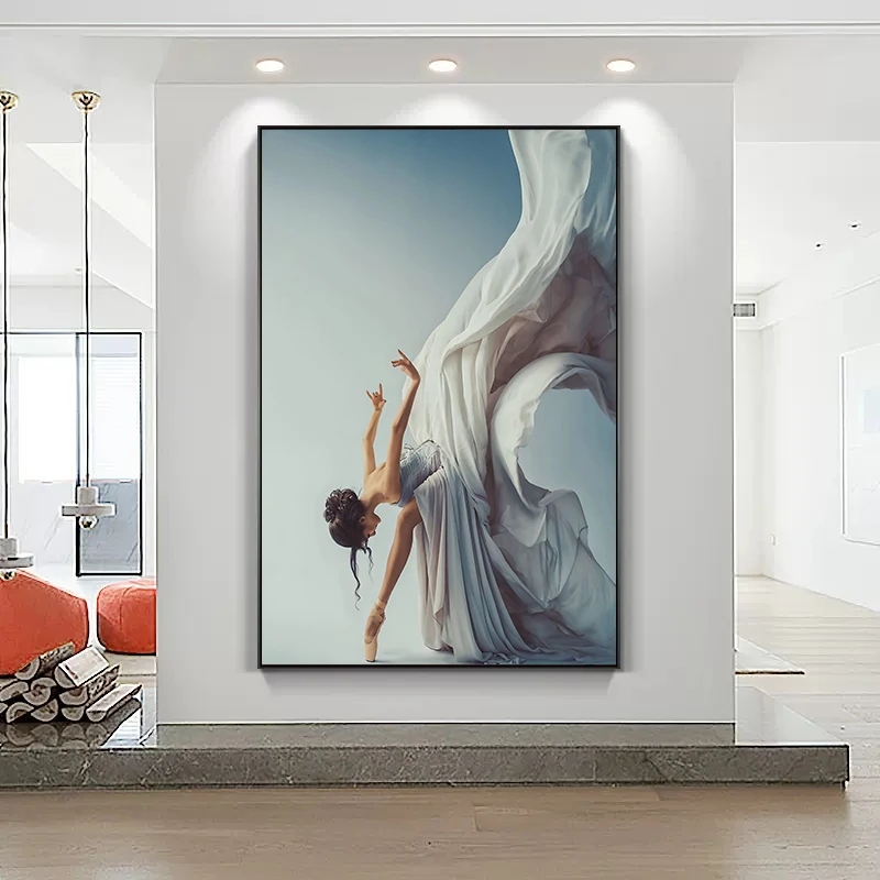 Pintura moderna de balé dança  - Home Decor Niche avaliação e preço