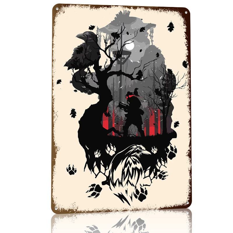 Pôster de Metal Texturizado 3D - Home Decor Vector avaliação e preço