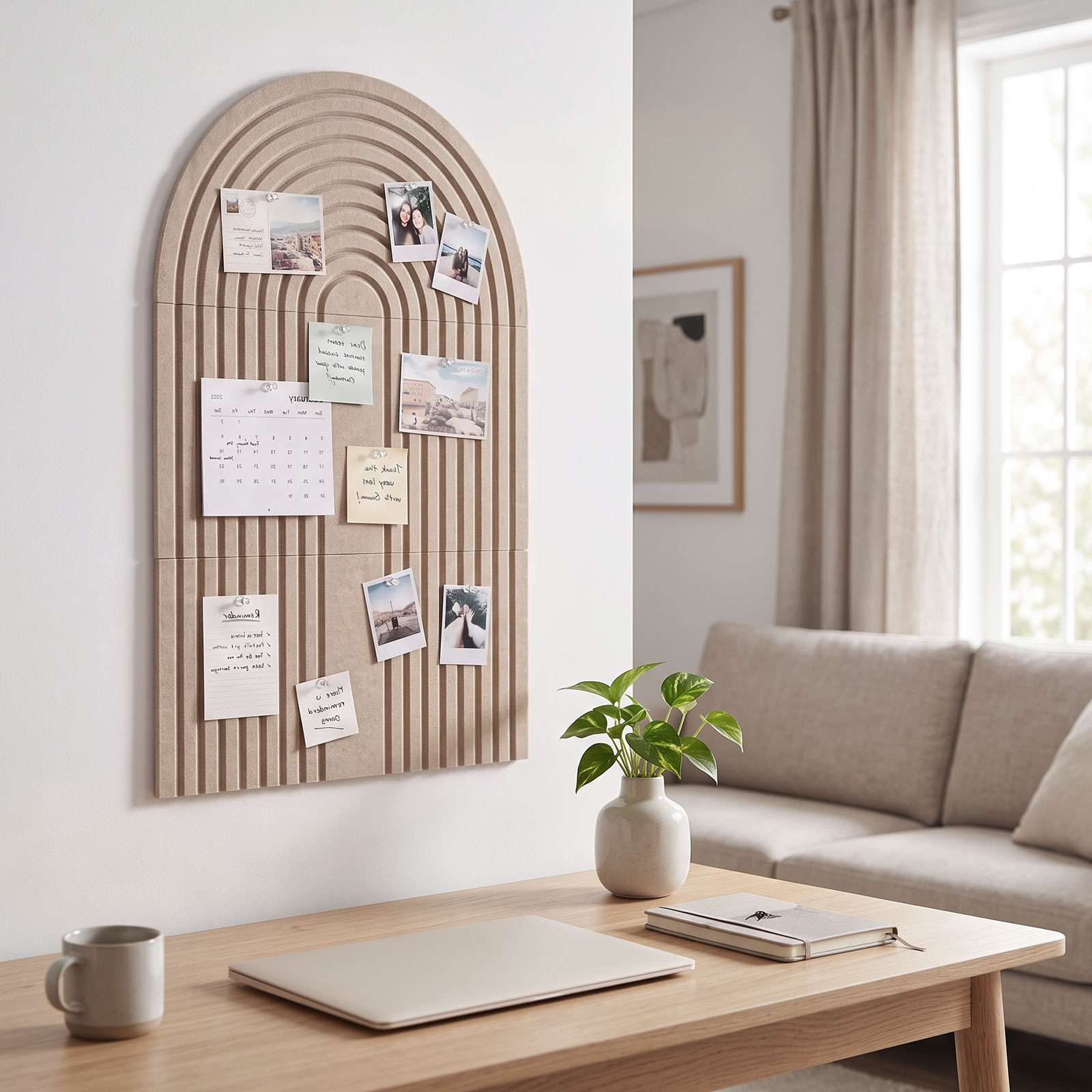 Grande Painel de Feltro Arquea - Home Decor Vision Board avaliação e preço
