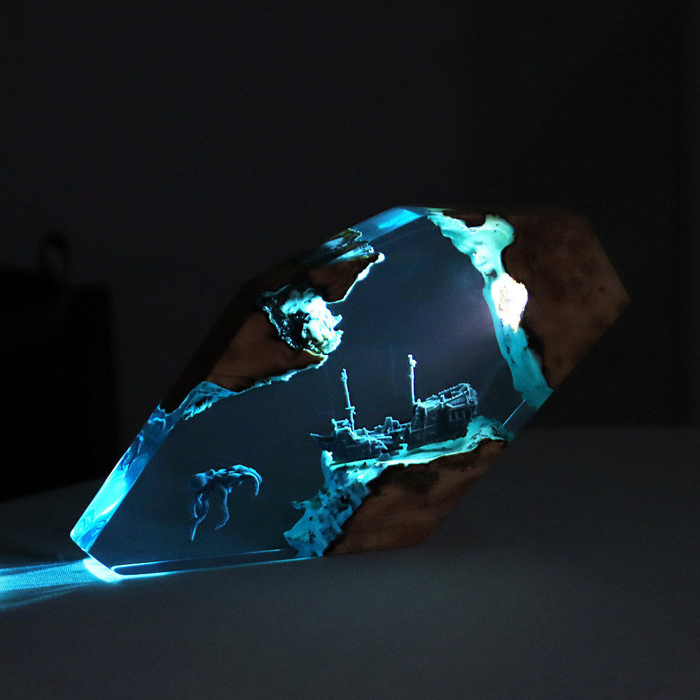 Arte de Mesa Fada da Floresta  - Home Decor Resin avaliação e preço