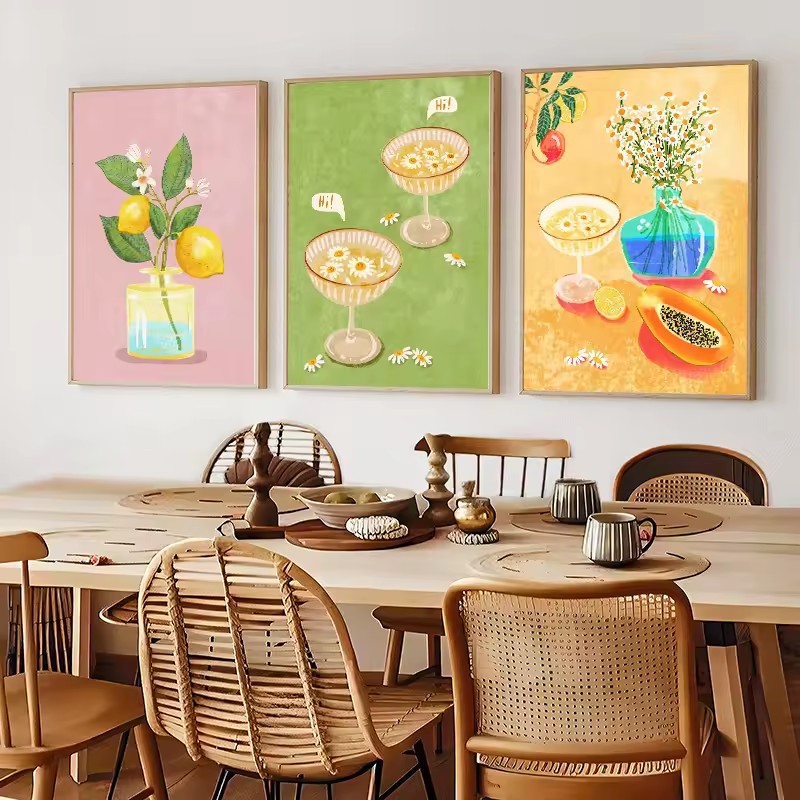 Pôsteres de Comidas e Bebidas  - Home Decor Vase avaliação e preço