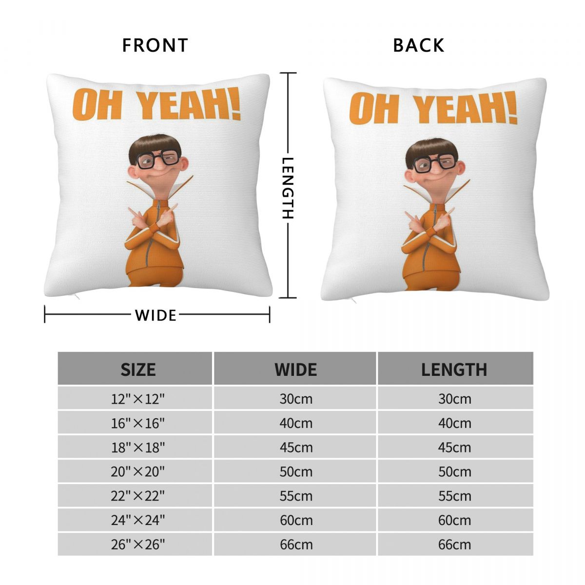 Oh sim fronha quadrada vetoria - Home Decor Vector avaliação e preço