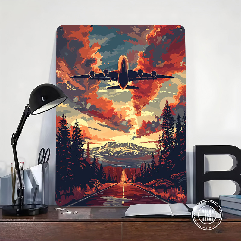 Pôster Metálico Personalizado  - Home Decor Vector avaliação e preço