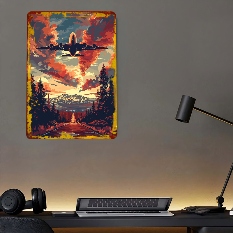 Pôster Metálico Personalizado  - Home Decor Vector avaliação e preço