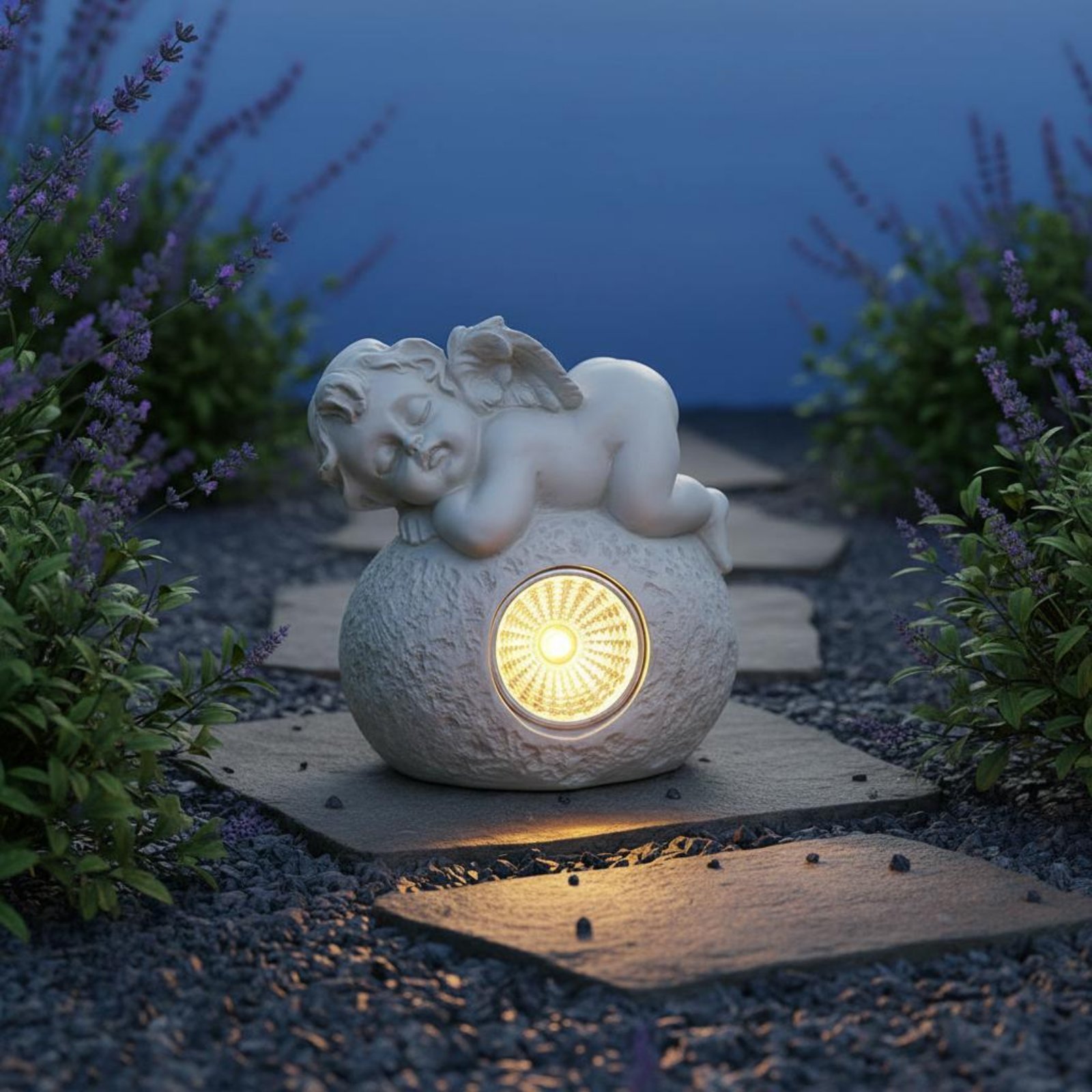 Anjo Deitado em Resina para De - Home Decor Resin avaliação e preço